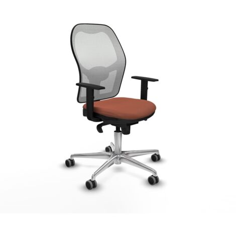 Sedia da Ufficio Piqueras y Crespo 1D086G0 Bianco Marrone