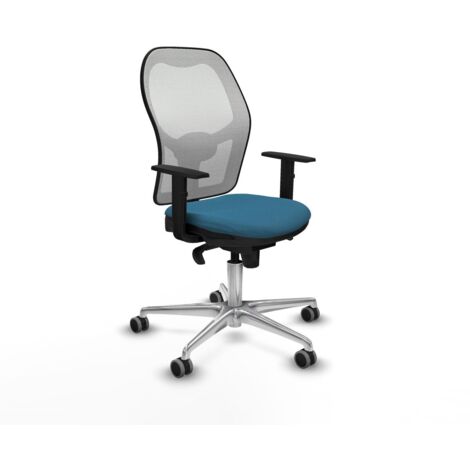 Sedia da Ufficio Piqueras y Crespo 1D086G0 Bianco Verde petrolio