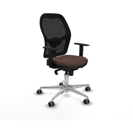 Sedia da Ufficio Piqueras y Crespo 1D086G0 Nero Marrone scuro