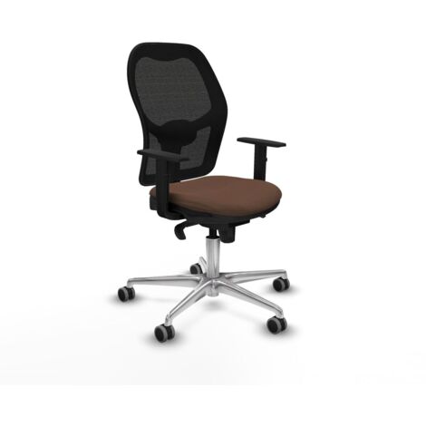 Sedia da Ufficio Piqueras y Crespo 1D086G0 Nero Marrone scuro