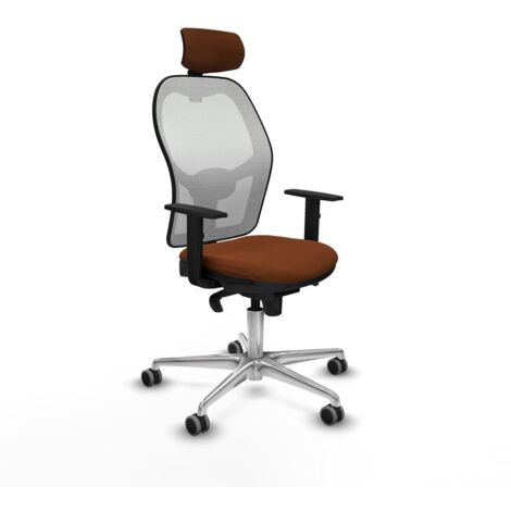 Sedia da Ufficio Piqueras y Crespo 1D086G2 Bianco Marrone