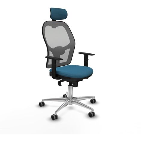 Sedia da Ufficio Piqueras y Crespo 1D086G2 Grigio Verde petrolio