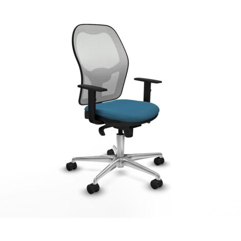 Sedia da Ufficio Piqueras y Crespo 1D086N0 Bianco Verde petrolio