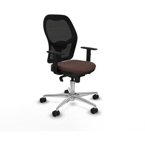 Sedia da Ufficio Piqueras y Crespo 1D086N0 Nero Marrone scuro