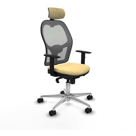 Sedia da Ufficio Piqueras y Crespo 1D086N2 Crema