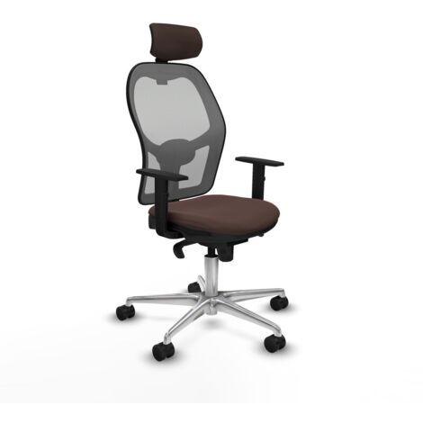 Sedia da Ufficio Piqueras y Crespo 1D086N2 Grigio Marrone scuro