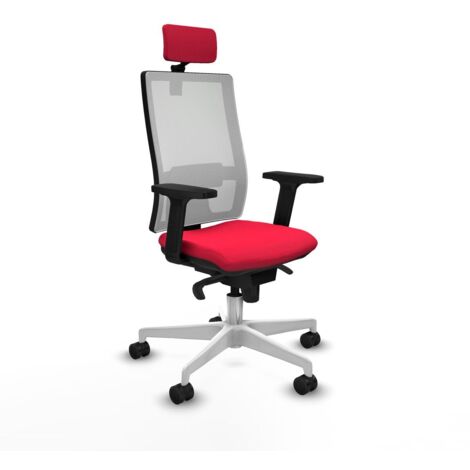 Sedia da Ufficio Piqueras y Crespo 2D026N2 Rosso