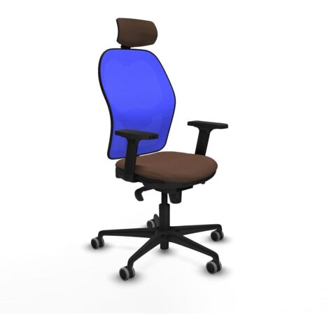 Sedia da Ufficio Piqueras y Crespo 2D036G2 Azzurro Marrone scuro