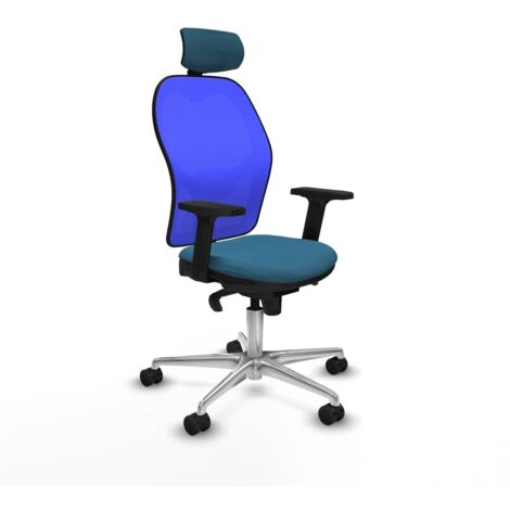 Sedia da Ufficio Piqueras y Crespo 2D086N2 Azzurro Verde petrolio