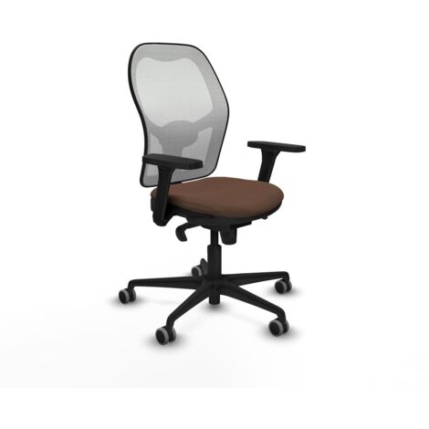 Sedia da Ufficio Piqueras y Crespo 3D036G0 Bianco Marrone scuro