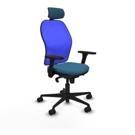 Sedia da Ufficio Piqueras y Crespo 3D036N2 Azzurro Verde petrolio