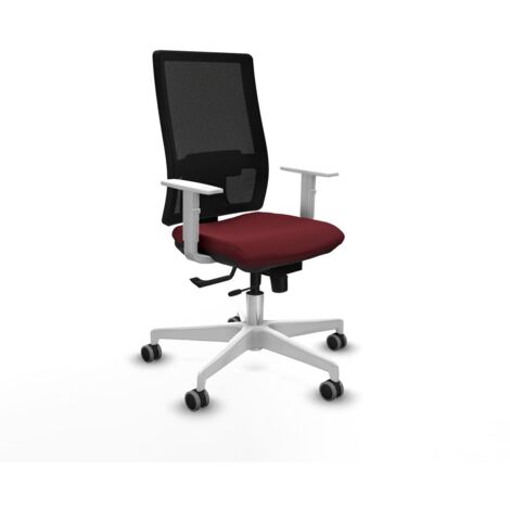 Sedia da Ufficio Piqueras y Crespo 4B026G0 Rosso Granato