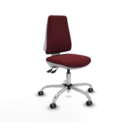 Sedia da Ufficio Piqueras y Crespo B00056G Rosso Granato