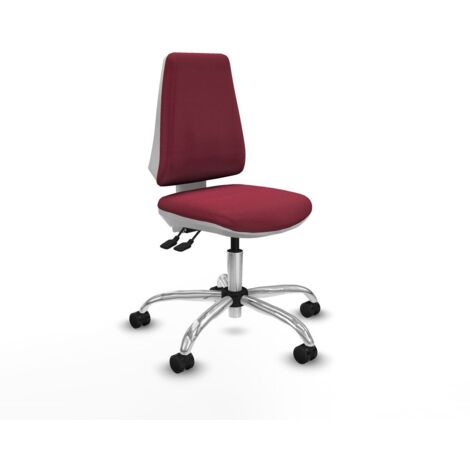 Sedia da Ufficio Piqueras y Crespo B00056N Rosso Granato