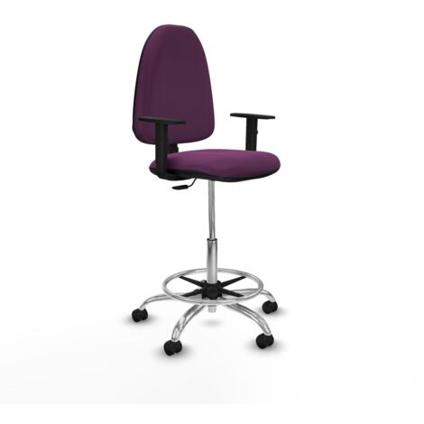 Sedia da Ufficio Piqueras y Crespo B1D05RF Viola Alta