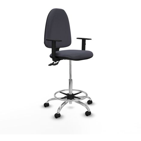 Sedia da Ufficio Piqueras y Crespo B1D05RP Grigio scuro Alta