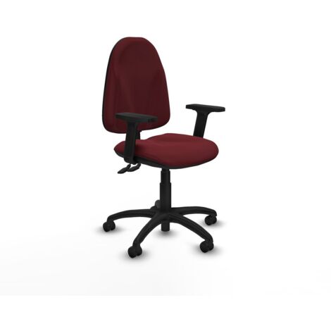 Sedia da Ufficio Piqueras y Crespo B2D01RF Rosso Granato