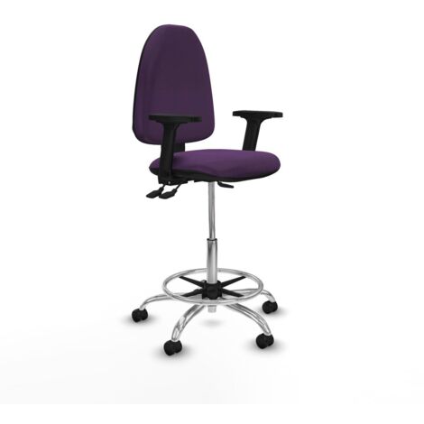 Sedia da Ufficio Piqueras y Crespo B2D05RF Viola Alta