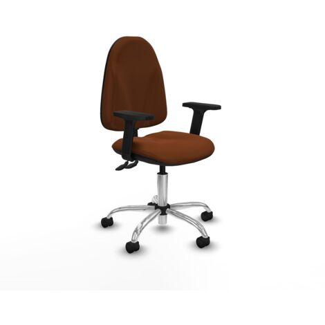 Sedia da Ufficio Piqueras y Crespo B2D05RN Marrone