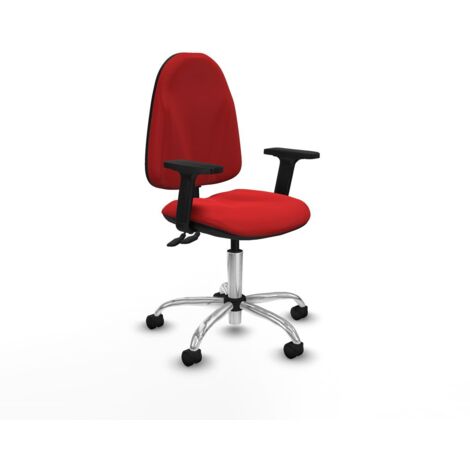 Sedia da Ufficio Piqueras y Crespo B2D05RN Rosso