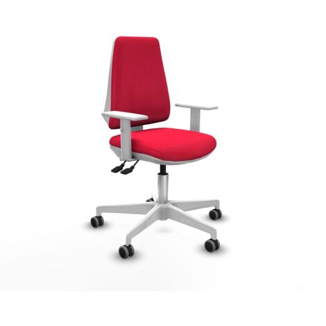 Sedia da Ufficio Piqueras y Crespo B5B026G Rosso