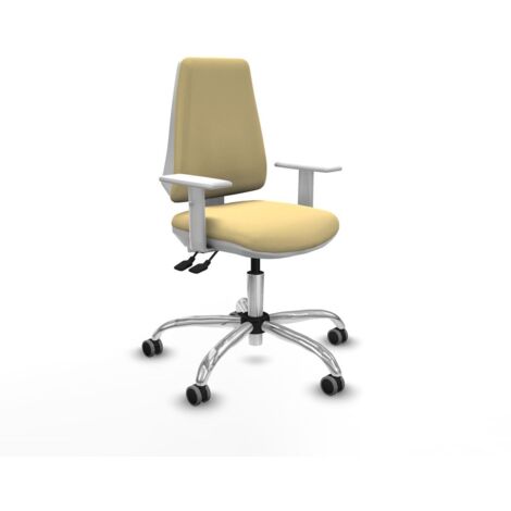 Sedia da Ufficio Piqueras y Crespo B5B056G Crema