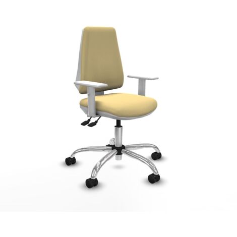 Sedia da Ufficio Piqueras y Crespo B5B056N Crema