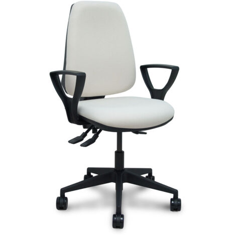 Sedia da Ufficio Piqueras y Crespo B8PNR65 Bianco