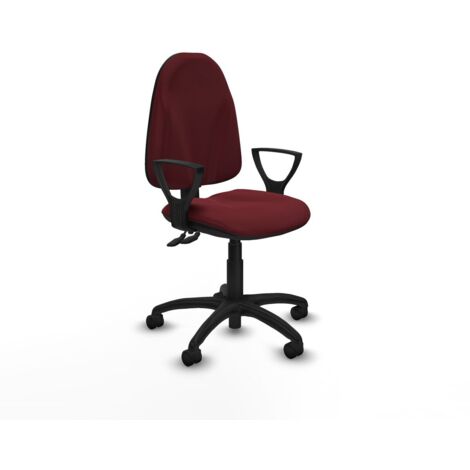Sedia da Ufficio Piqueras y Crespo BFN01RN Rosso Granato