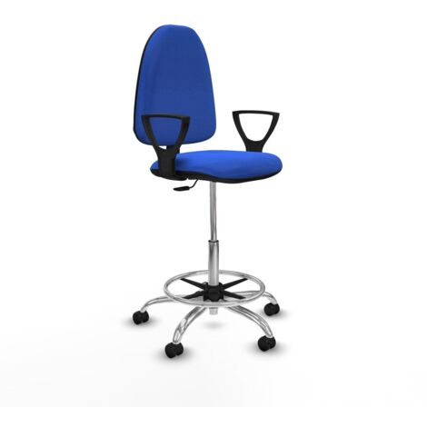 Sedia da Ufficio Piqueras y Crespo BFN05RF Azzurro Alta