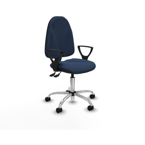 Sedia da Ufficio Piqueras y Crespo BFN05RN Blu Marino