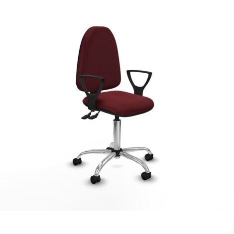 Sedia da Ufficio Piqueras y Crespo BFN05RN Rosso Granato