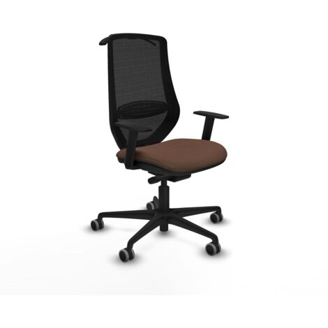 Sedia da Ufficio Piqueras y Crespo D036G0H Nero Marrone scuro