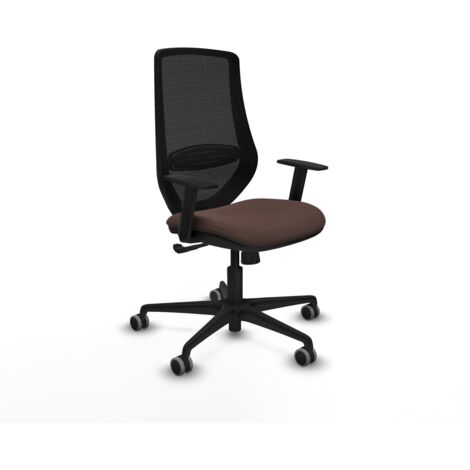 Sedia da Ufficio Piqueras y Crespo D036G0W Nero Marrone scuro