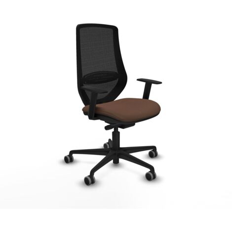 Sedia da Ufficio Piqueras y Crespo D036G0W Nero Marrone scuro