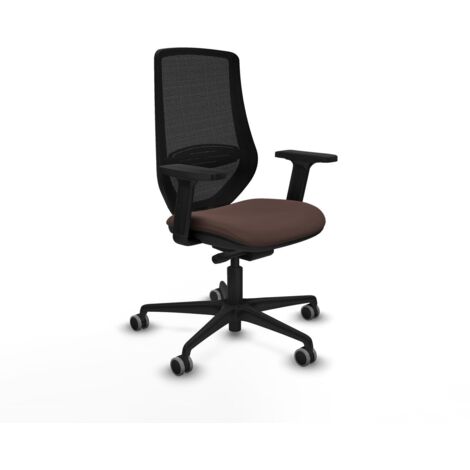 Sedia da Ufficio Piqueras y Crespo D036G0W Nero Marrone scuro