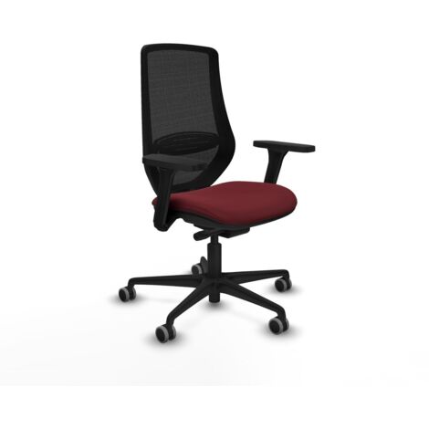 Sedia da Ufficio Piqueras y Crespo D036G0W Rosso Granato