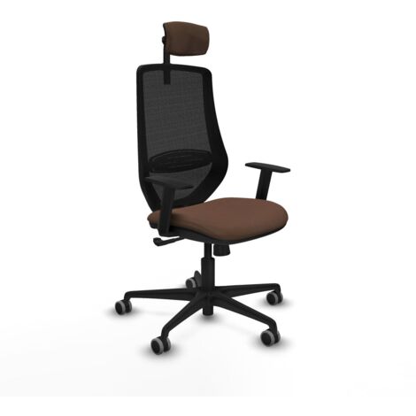 Sedia da Ufficio Piqueras y Crespo D036G2W Nero Marrone scuro