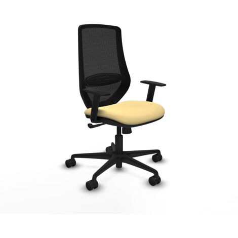 Sedia da Ufficio Piqueras y Crespo D036N0W Crema