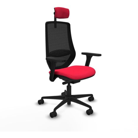Sedia da Ufficio Piqueras y Crespo D036N2W Rosso