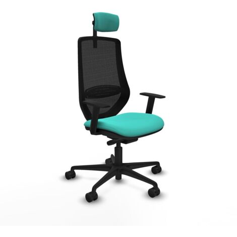 Sedia da Ufficio Piqueras y Crespo D036N2W Turchese