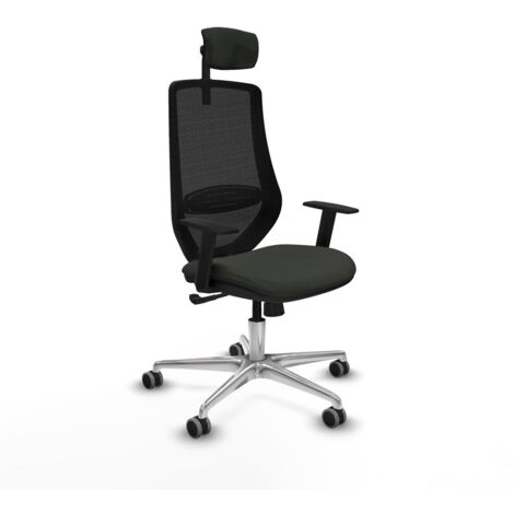Sedia da Ufficio Piqueras y Crespo D086G2W Nero