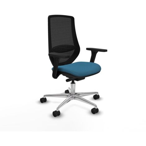 Sedia da Ufficio Piqueras y Crespo D086N0W Nero Verde petrolio