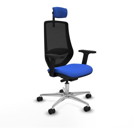 Sedia da Ufficio Piqueras y Crespo D086N2W Azzurro