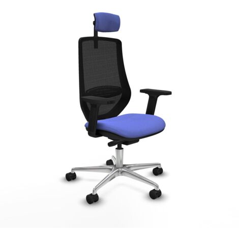 Sedia da Ufficio Piqueras y Crespo D086N2W Azzurro Chiaro