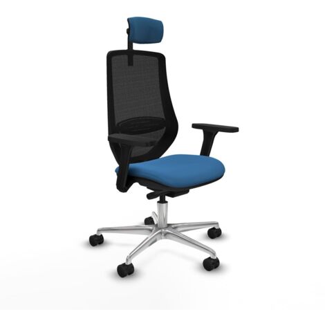 Sedia da Ufficio Piqueras y Crespo D086N2W Azzurro Chiaro