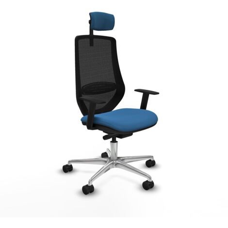 Sedia da Ufficio Piqueras y Crespo D086N2W Azzurro Chiaro