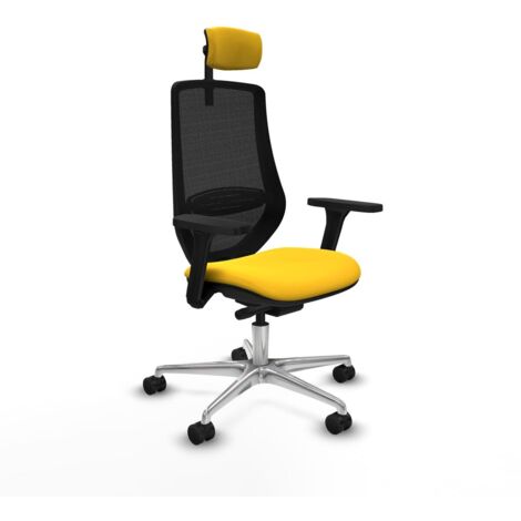 Sedia da Ufficio Piqueras y Crespo D086N2W Giallo