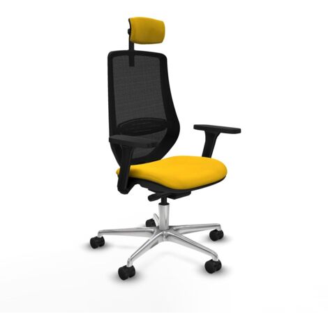 Sedia da Ufficio Piqueras y Crespo D086N2W Giallo