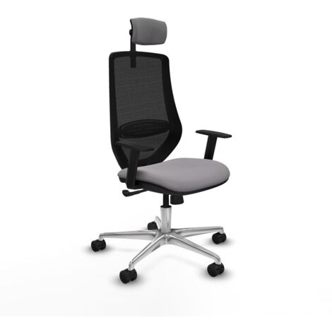 Sedia da Ufficio Piqueras y Crespo D086N2W Grigio